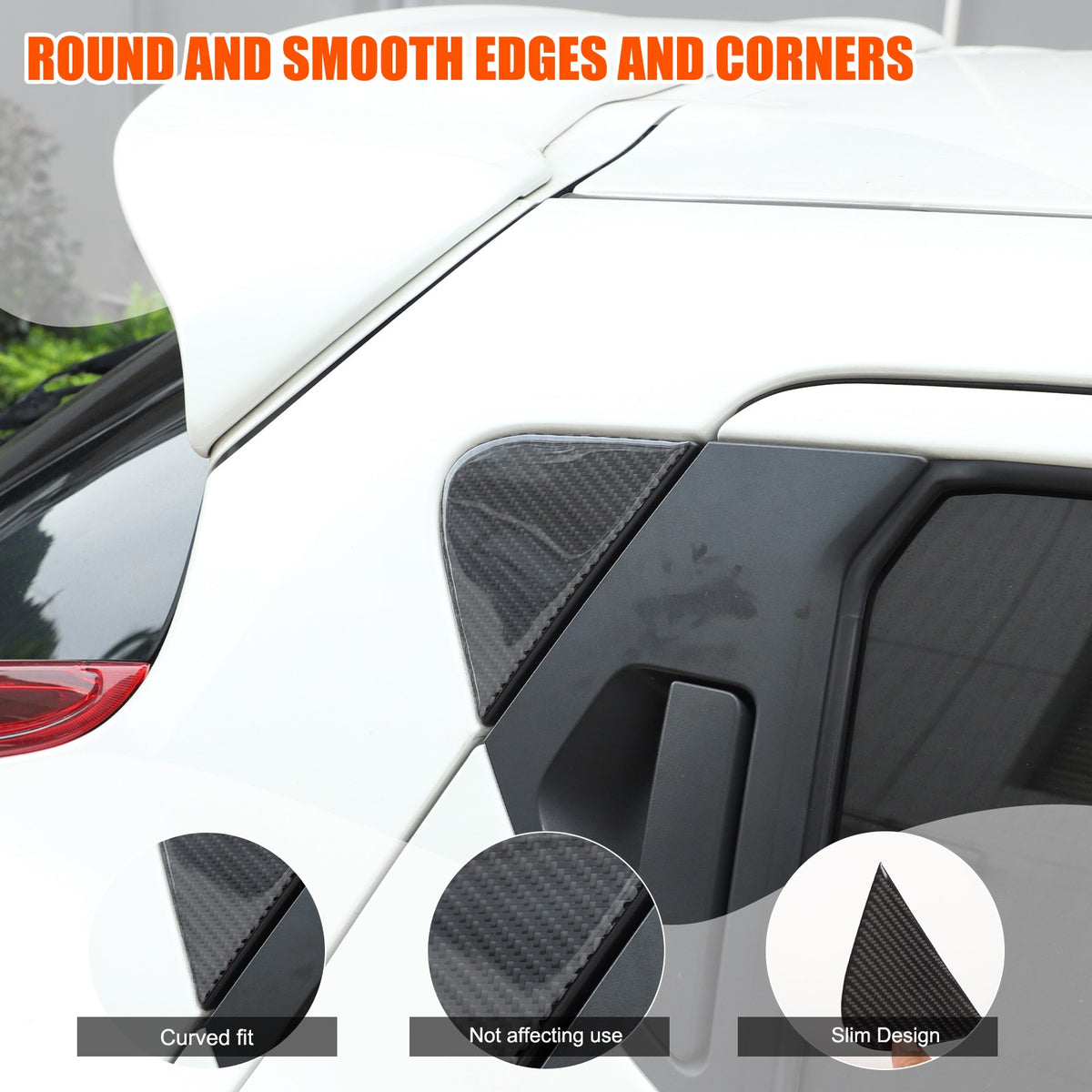 Soft Carbon Fiber Interior Center Console trim Sticker For Nissan Juke 2011-2019 202