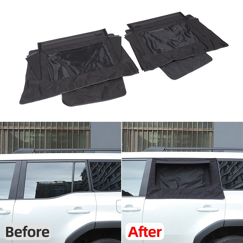 Rear Door Window Shade Trim Cover For Toyota Land Cruiser LC250 24+ 1