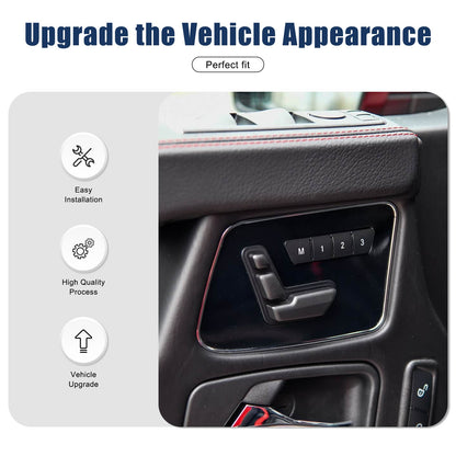 Real Carbon Fiber Seat Adjustment Switch Frame For Benz G-Class W463 2013-2018 14