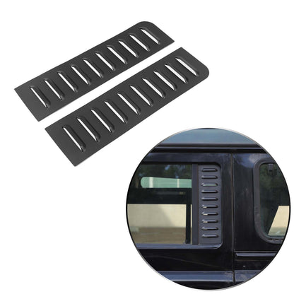 Alloy Rear Door Window Pillar Post Cover Trim For Land Rover Defender L316 04-18 20