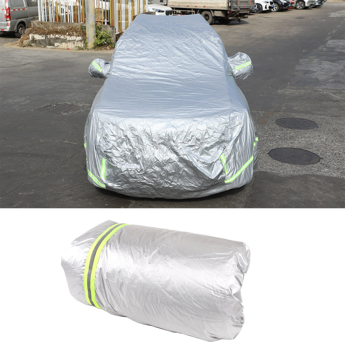 Car Cover Waterproof Heat Sun Dust Cover For Toyota Land Cruiser Prado 2010-23 10