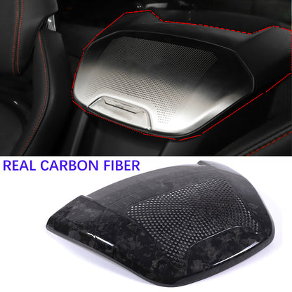 Forged Real Carbon Rear Speaker Cover For Corvette C8 Convertible 2LT 3LT 20-26 2