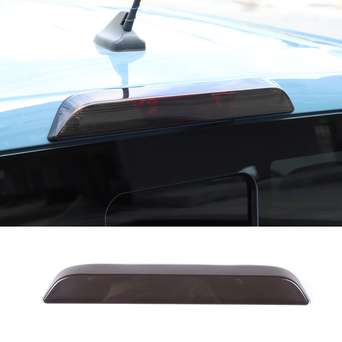 Smoked Black Front Rear Tail Light Emblem Full Trim Set For Ford Maverick 22+ 8