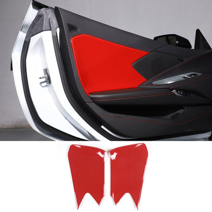 Red Full Interior Set Dash Panel Decor Cover Trim Kit For Corvette C8 2020-25 - Variants 1-5 35