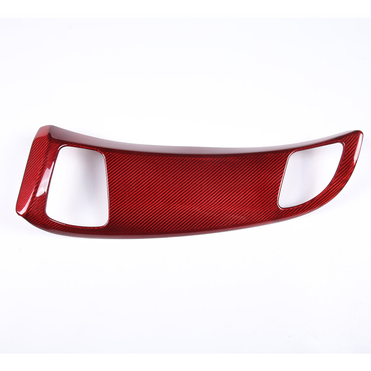 Red Real Carbon Fiber Interior Center Full Trim Set Kit For Corvette C7 2014-19 - Variants 11-13 7