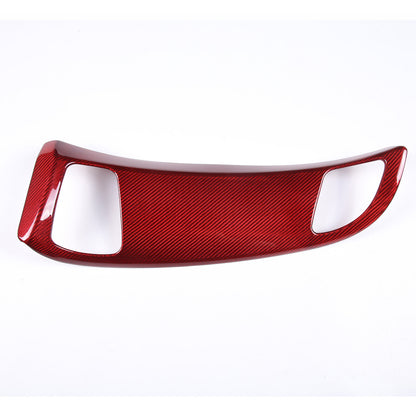 Red Real Carbon Fiber Interior Center Full Trim Set Kit For Corvette C7 2014-19 - Variants 11-13 7