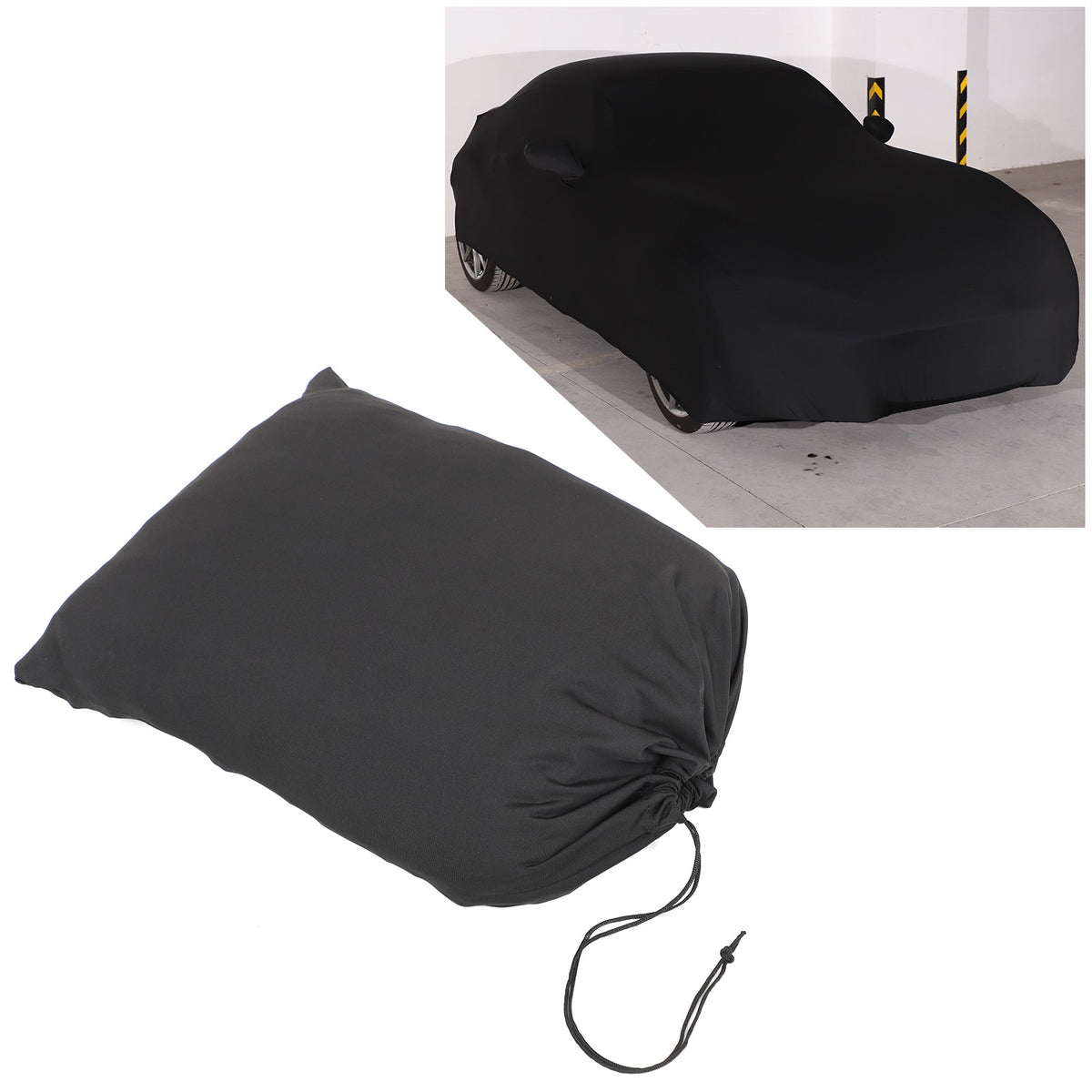 Black Car Protection Cover Waterproof Sun UV Resistant For Mazda MX-5 Miata 16+ 8