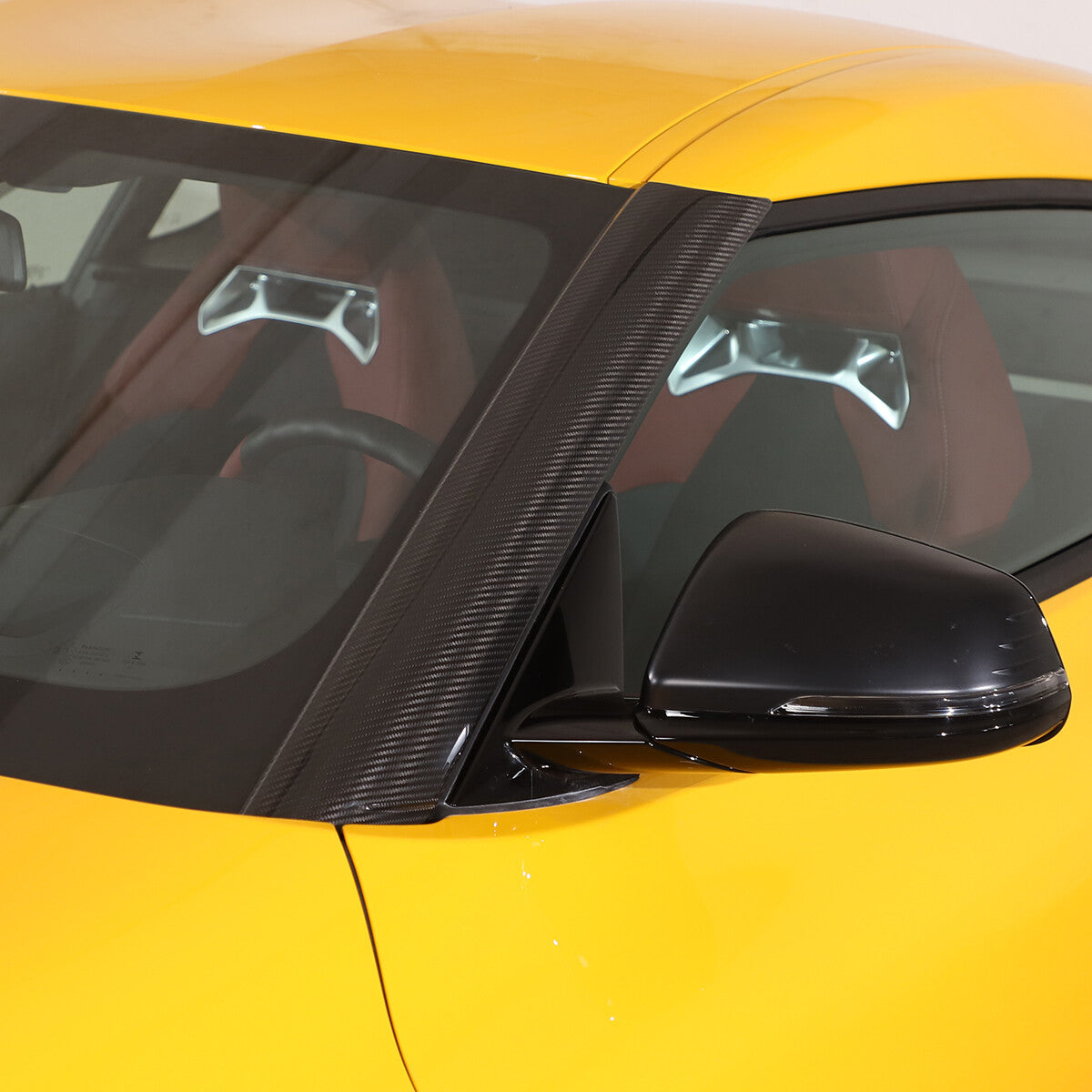 Car Exterior A-Pillar Trim Door Cover Window Post for Toyota Supra A90 2019-24 14