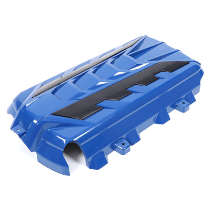 Blue Engine Bay Panel Cover Trim in Edge Black For Corvette C8 2020-26 18