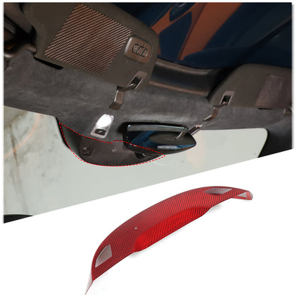 Red Real Carbon Fiber Interior Center Full Trim Set Kit For Corvette C7 2014-19 - Variants 1-5 25