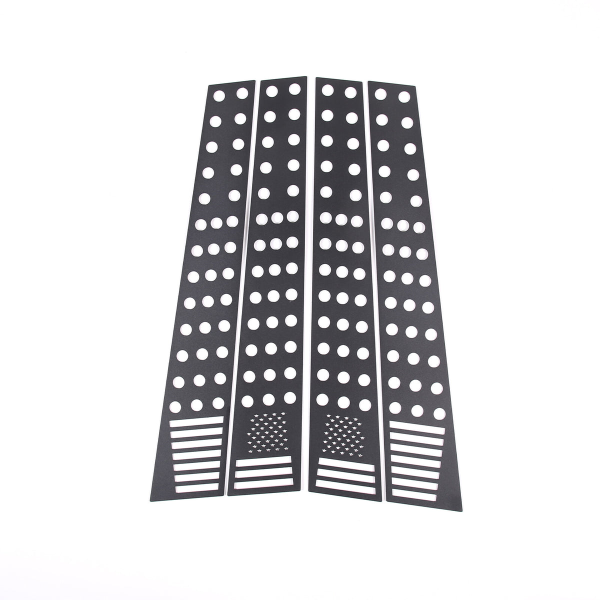 US Flag Alloy Window Center Pillar Trim For Land Rover Discovery 3/4 04-16 US 7
