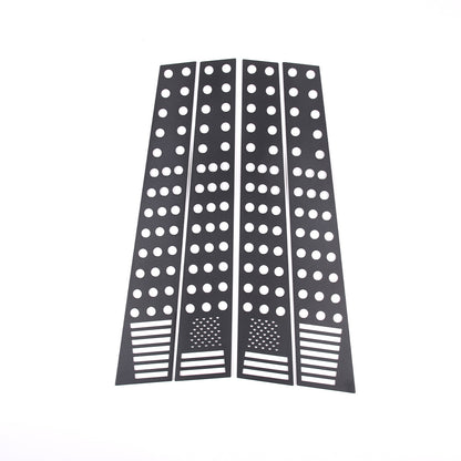 US Flag Alloy Window Center Pillar Trim For Land Rover Discovery 3/4 04-16 US 7