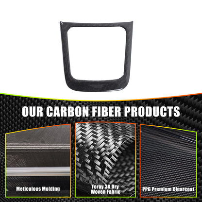 Real Carbon Fiber Center Console Cup Holder Trim For Porsche 718 16-19/911 12-18 14