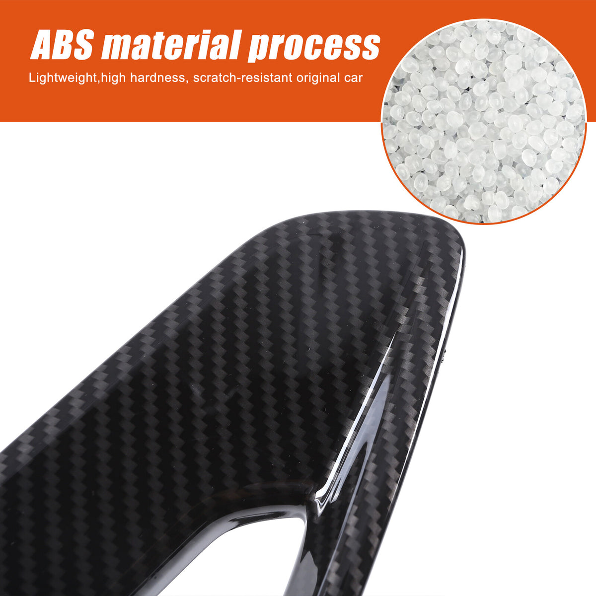 Carbon Fiber ABS Center Console Side Armrest Trim For Nissan Frontier 2022+ US 11
