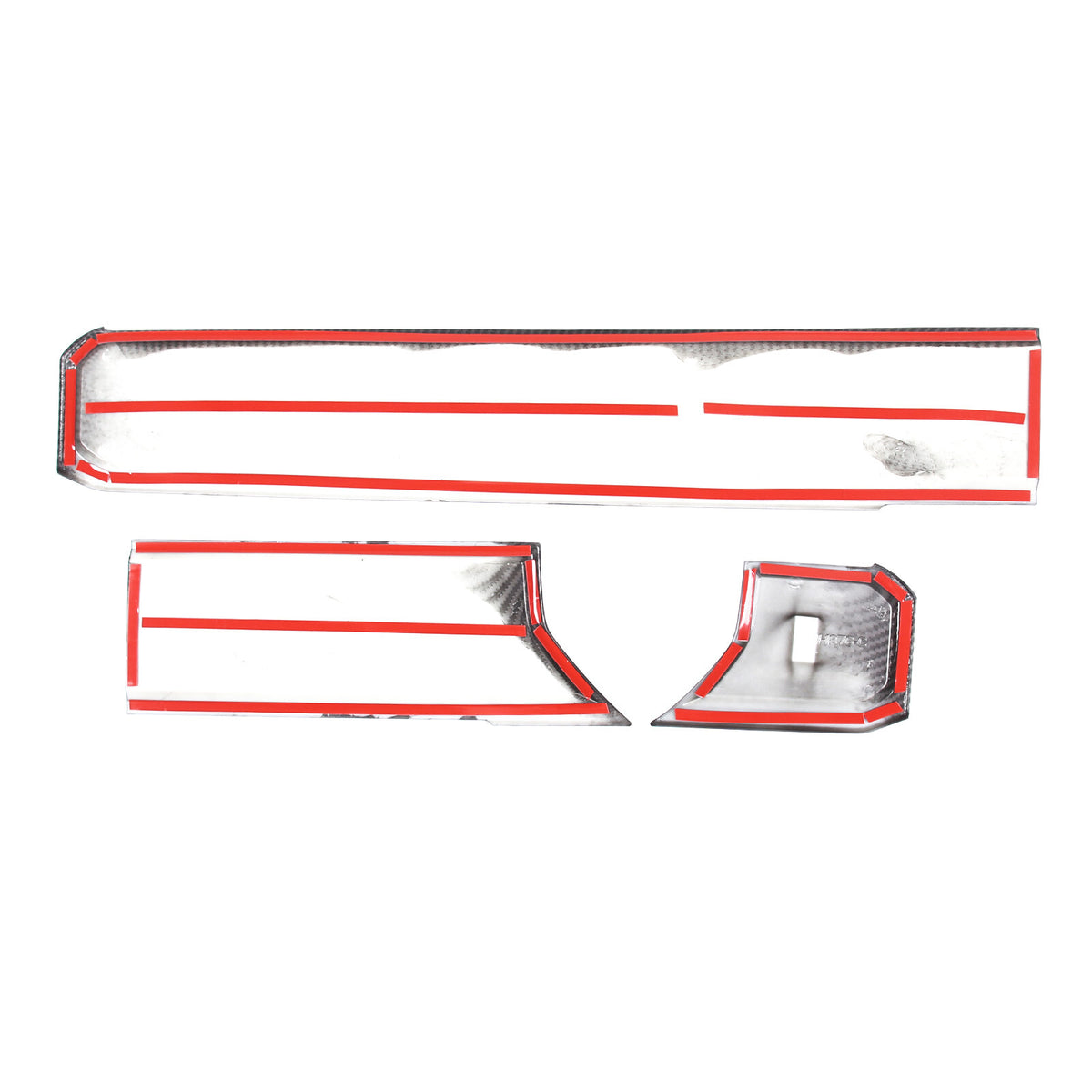 ABS Carbon Fiber Dashboard Panel Trim For Land Rover Defender L663 2020+ 15