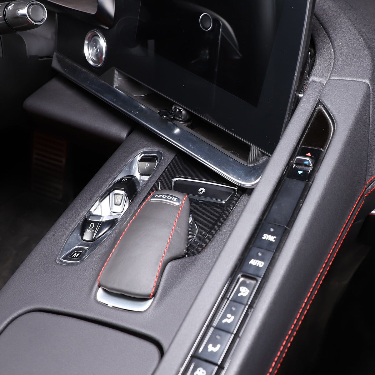 Carbon Fiber ABS Interior Full Decor Cover Trim Kit For Corvette C8 2020-2025 - Styles 16-20 49