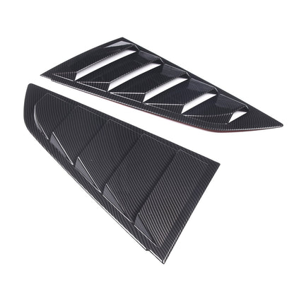 ABS Carbon Fiber Rear Side Window Louver Shutter Trim For Corvette C7 2014-2019 10