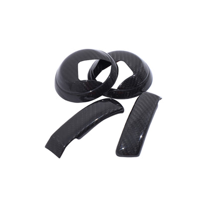 Real Carbon Fiber Interior Door Handle Trim For Fiat 500 Abarth 595 695 2010+ 13