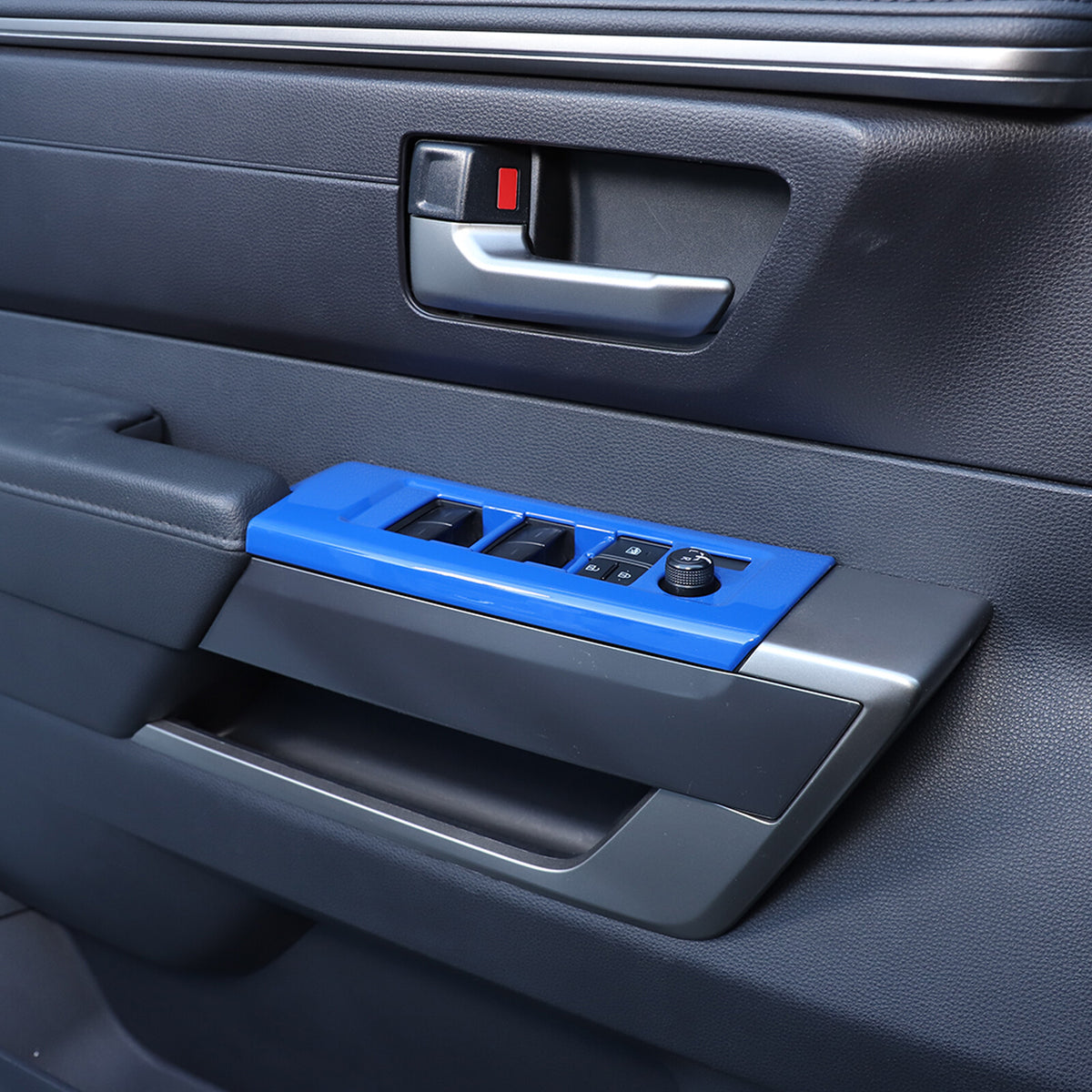 ABS Blue Car Center Panel Trim Interior Accessories For Toyota Tundra 2022-2026 - Variants 6-10 13