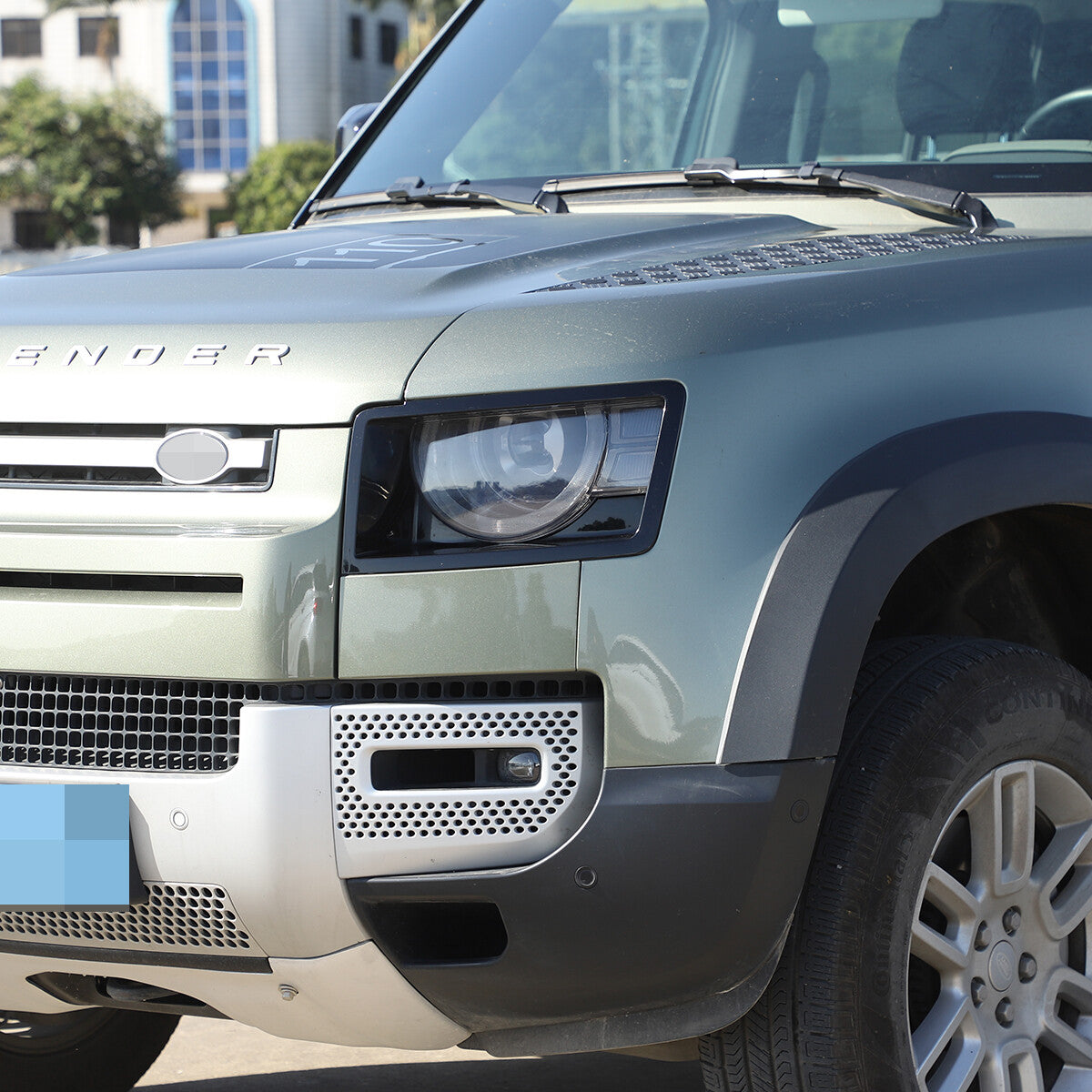 Smoked Clear Tail Light Cover Blackout Trim For LR Defender 90 110 L663 20-22 2