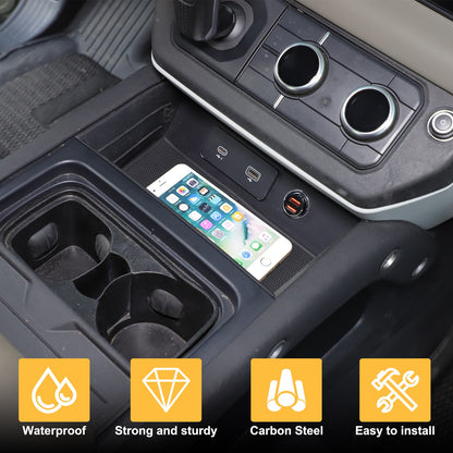 Aluminum Alloy Center Console Lower Safe Box For LR Defender L663 2020-2024 15