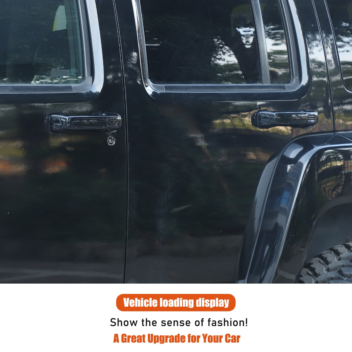 ABS Door + Tailgate Handle Cover Trim Bezel For Hummer H3 2005-2009 US 10