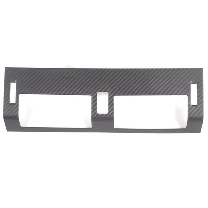 Matte Real Carbon Fiber Center Console Air Vent Trim Cover For LR Defender 20-24 4