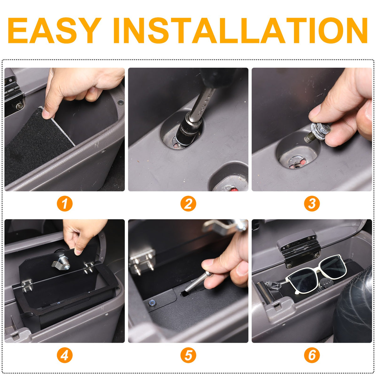 Center Safe Box Armrest Lock Storage Organizer For Toyota Celica 1999-2005 11