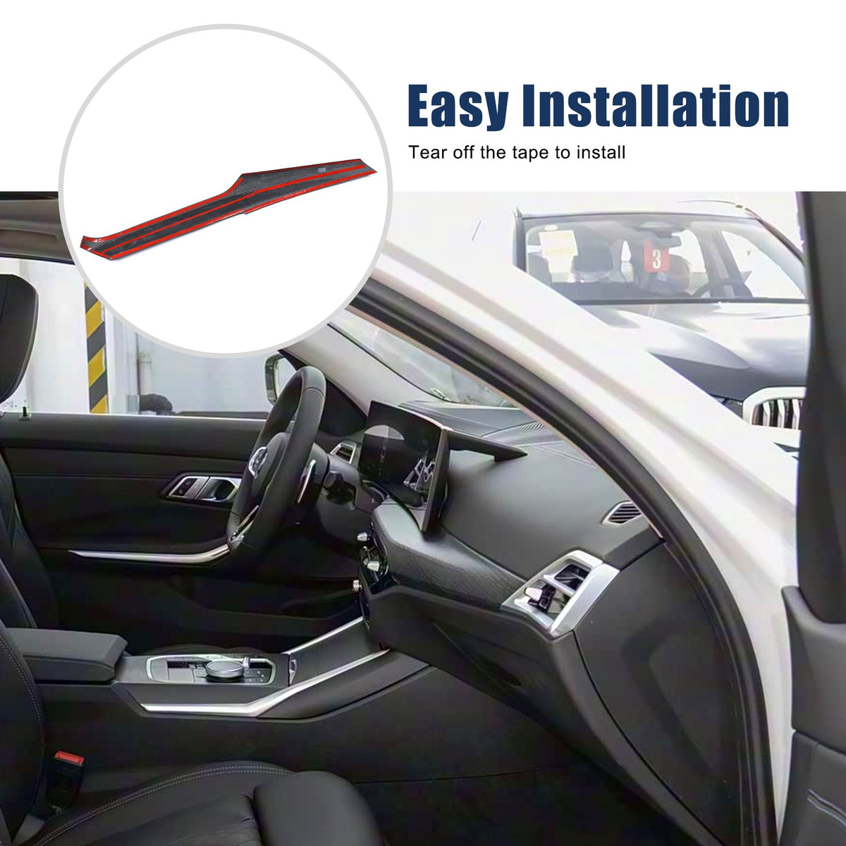 Real Carbon Fiber Center Console Trim For BMW 3 4 G20 G22 330i 430i 2025+ US 16