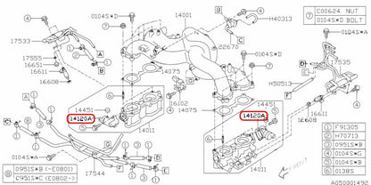 Subaru OEM Idle Speed Control Motor 14120AA060 for Impreza Forester 3