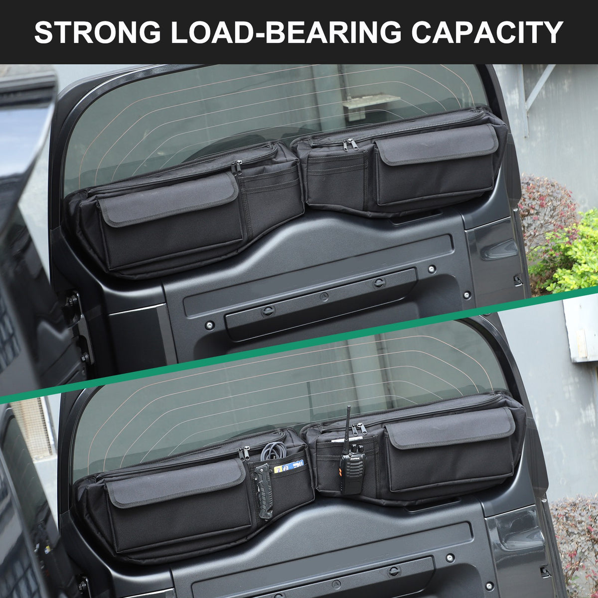 Tailgate Rear Door Window Hanging Storage Bag For LR Defender L663 20+ US 9