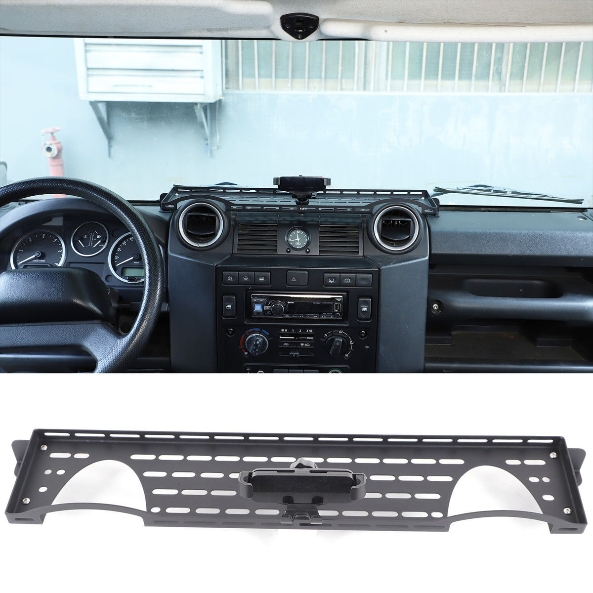 Dashboard Phone Holder Mount Bracket Storage Box For LR Defender L316 04-18 4