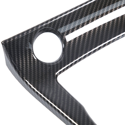 ABS Carbon Fiber Center Console Gear Shift Box Trim Set For Jaguar F-TYPE 13-18 5