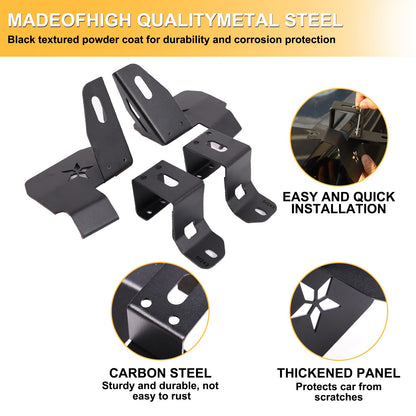 Carbon Steel A-Pillar Light Mount Bracket For Ford Ranger T7 2015-2021 24