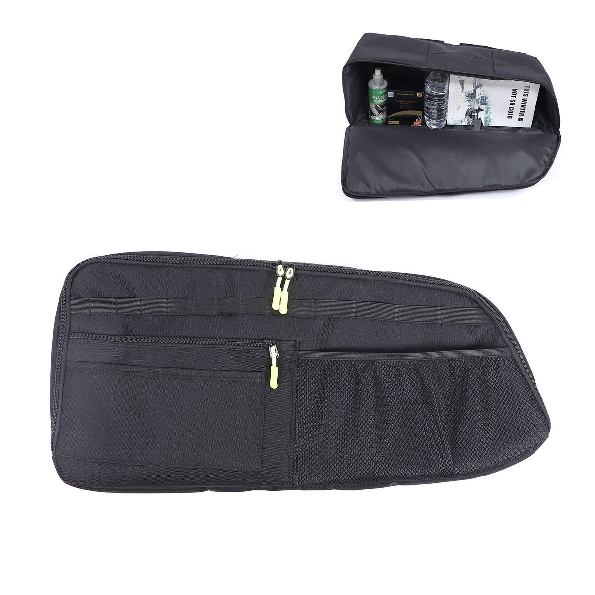Black Rear Trunk Boot Side Pocket Storage Box Tray For Lotus EMIRA 2021-25 11