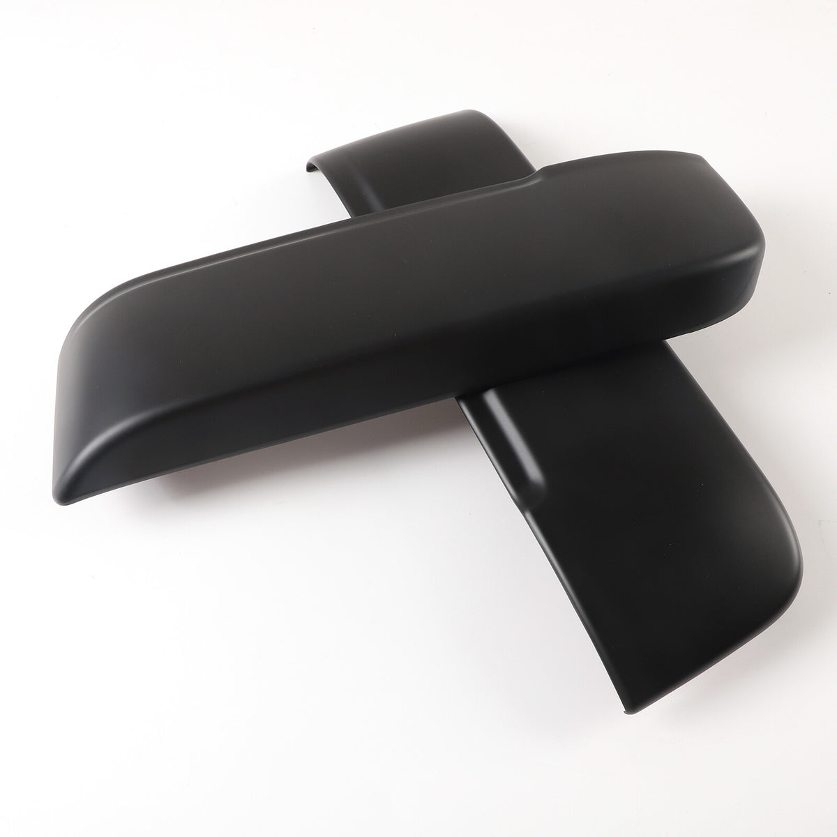 Matte Black Center Console Armrest Box Panel Cover Trim For Rivian R1T/R1S US 3
