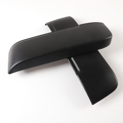 Matte Black Center Console Armrest Box Panel Cover Trim For Rivian R1T/R1S US 3