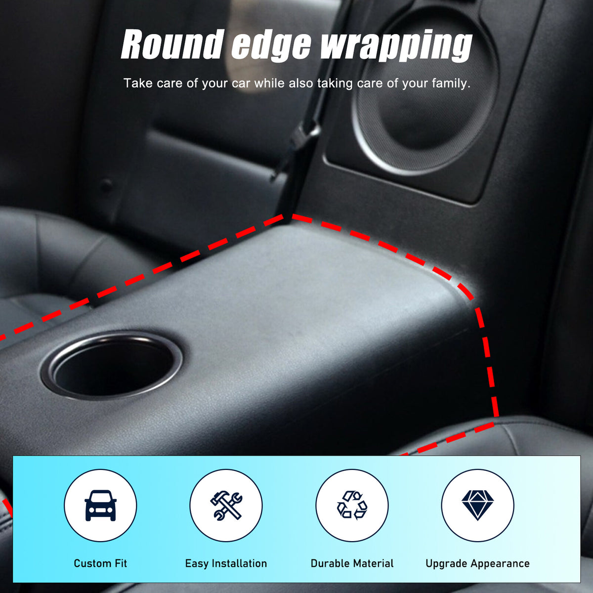 Real Carbon Fiber Rear Seat Armrest Panel Trim For Nissan GT-R R35 08-16 US 12