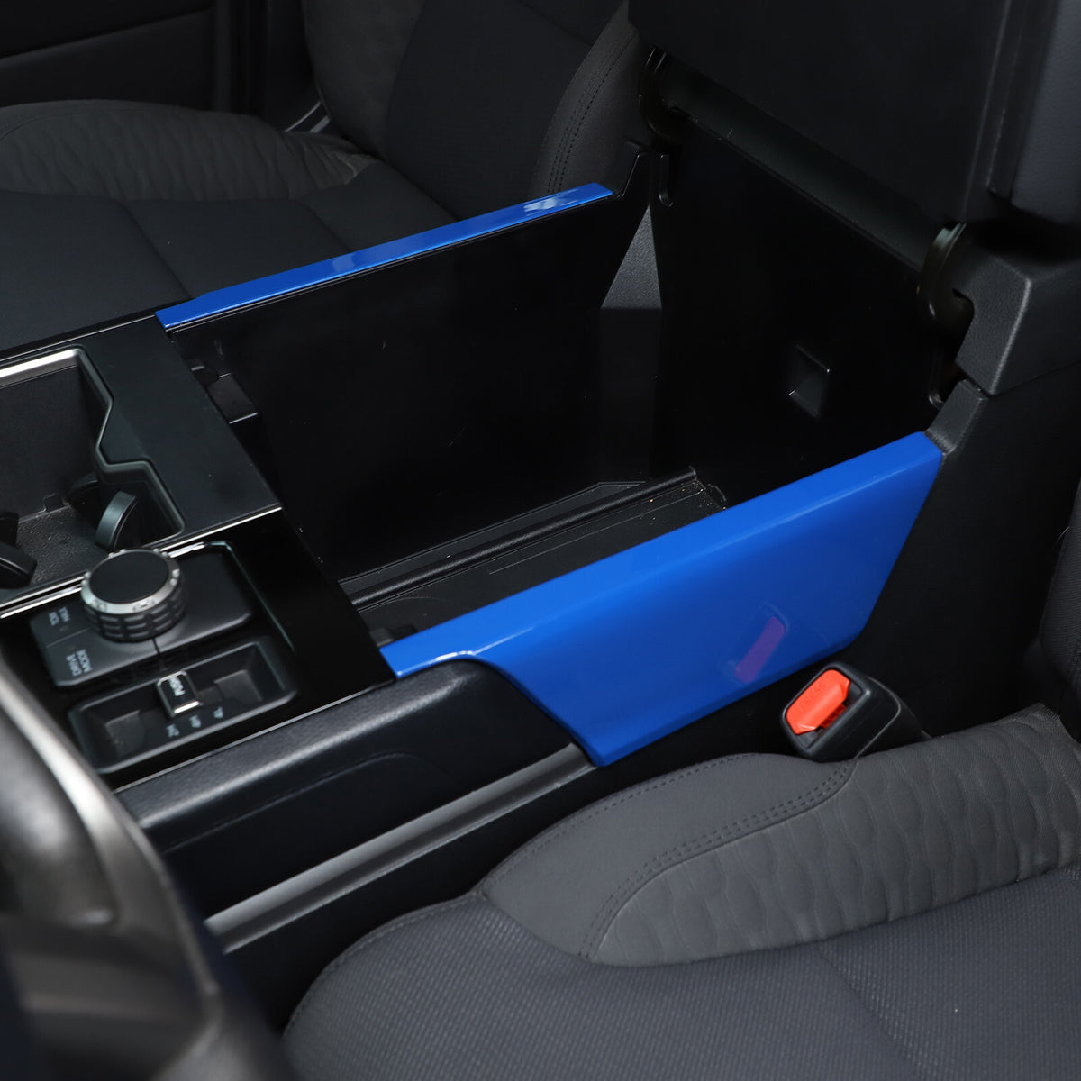 ABS Blue Car Center Panel Trim Interior Accessories For Toyota Tundra 2022-2026 - Variants 11-14 23