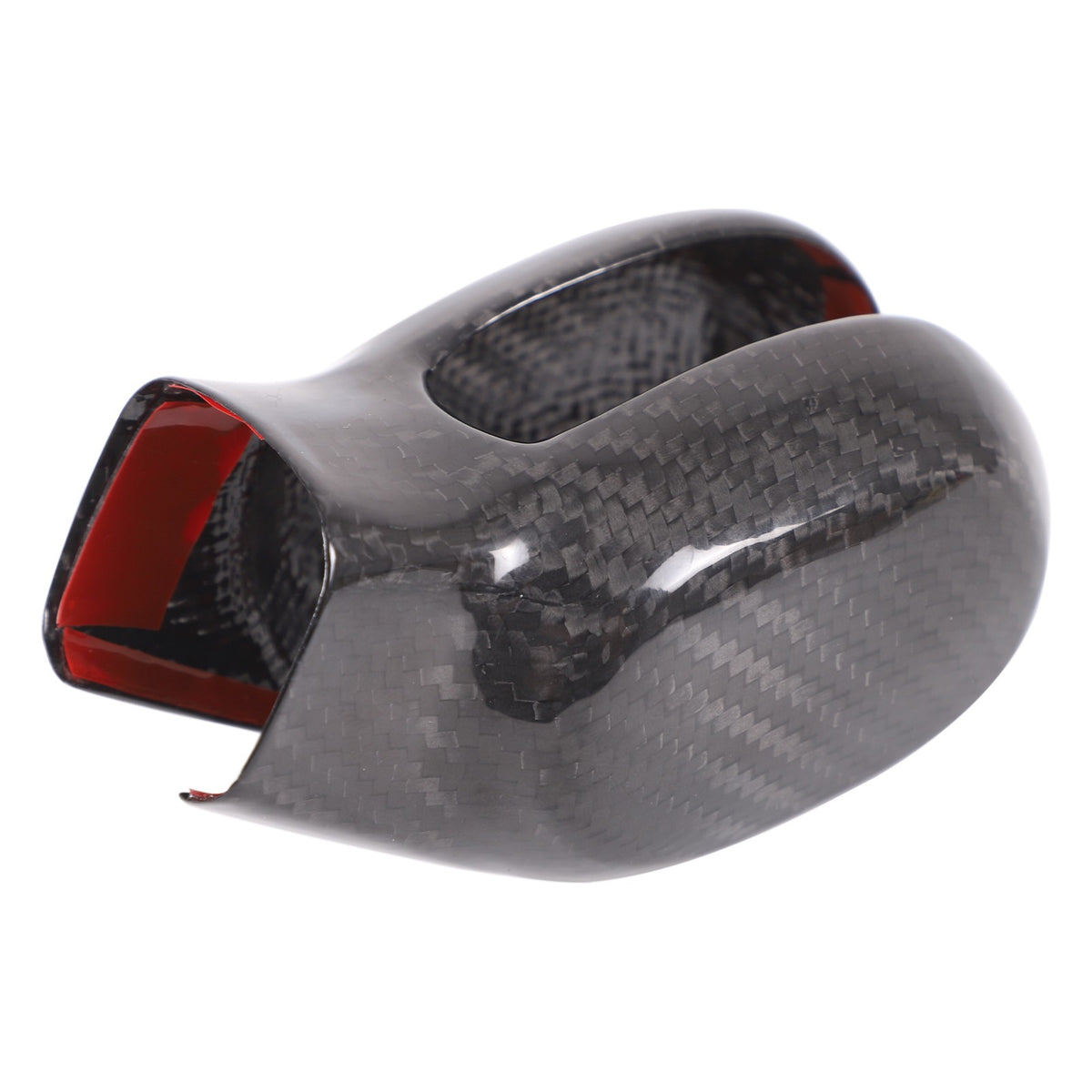 Real Carbon Fiber Gear Shift Knob Trim Cover For LR Discovery 3 4 L319 2004-2012 6