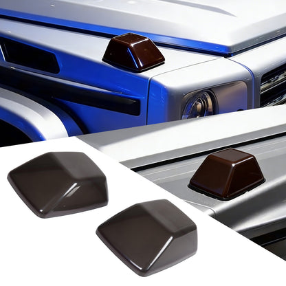 Smoked Front Hood Corner Turn Signal Light Cover For Benz G Class W463 04-18 US 18