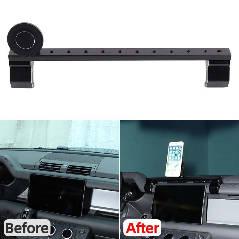 Magnetic Center Console Phone Mount Bracket For LR Defender L663 2020-2023 24