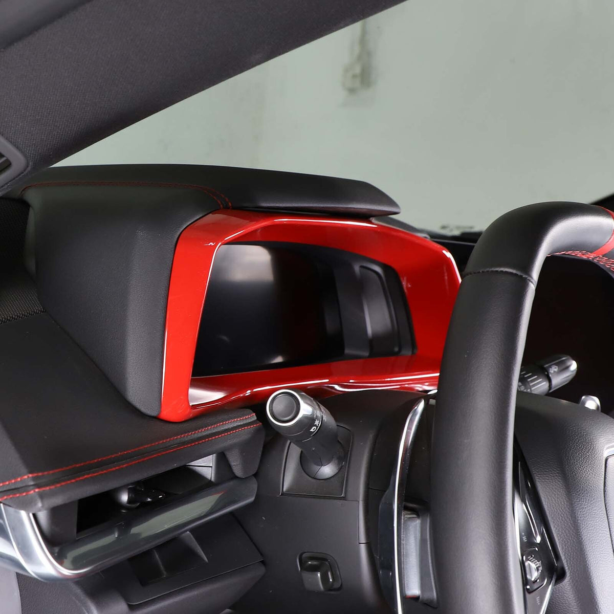 Red Full Interior Set Dash Panel Decor Cover Trim Kit For Corvette C8 2020-25 - Variants 16-20 31