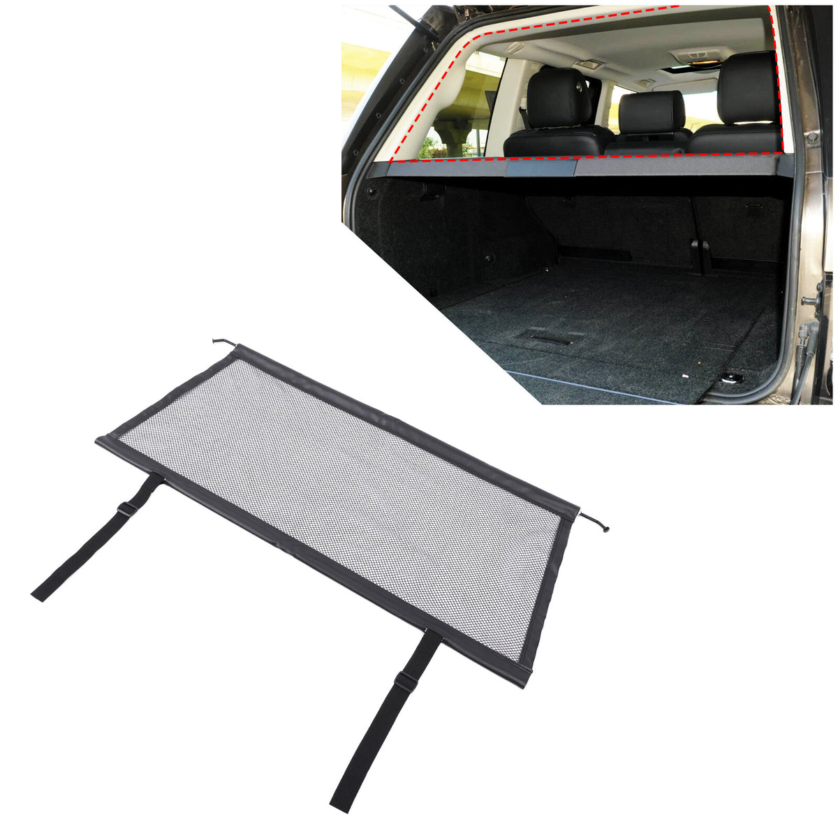 Trunk Safety Isolation Protection Net Trim For LR Range Rover Vogue L322 2003-12 9