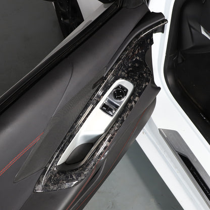 Forged Real Carbon Fiber Full Interior Set Cover Trim Kit For Corvette C8 20-25 - Variants 36-40 64