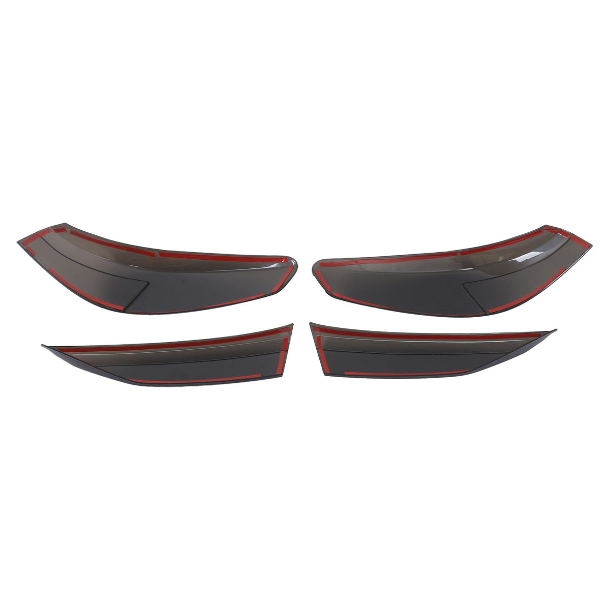 Smoked Black Rear Tail Light Trim For BMW 2 Series F44 Gran Coupe 2020-25 US 12