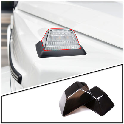 Front Smoke Turn Signal Lens Cover Trim for Mercedes G Class 19-22 1
