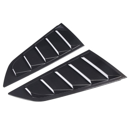 ABS Carbon Fiber Rear Side Window Louver Shutter Trim For Corvette C7 2014-2019 12