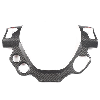 Matte Real Carbon Fiber Steering Wheel Button Trim For Ferrari 458 2011-2016 9