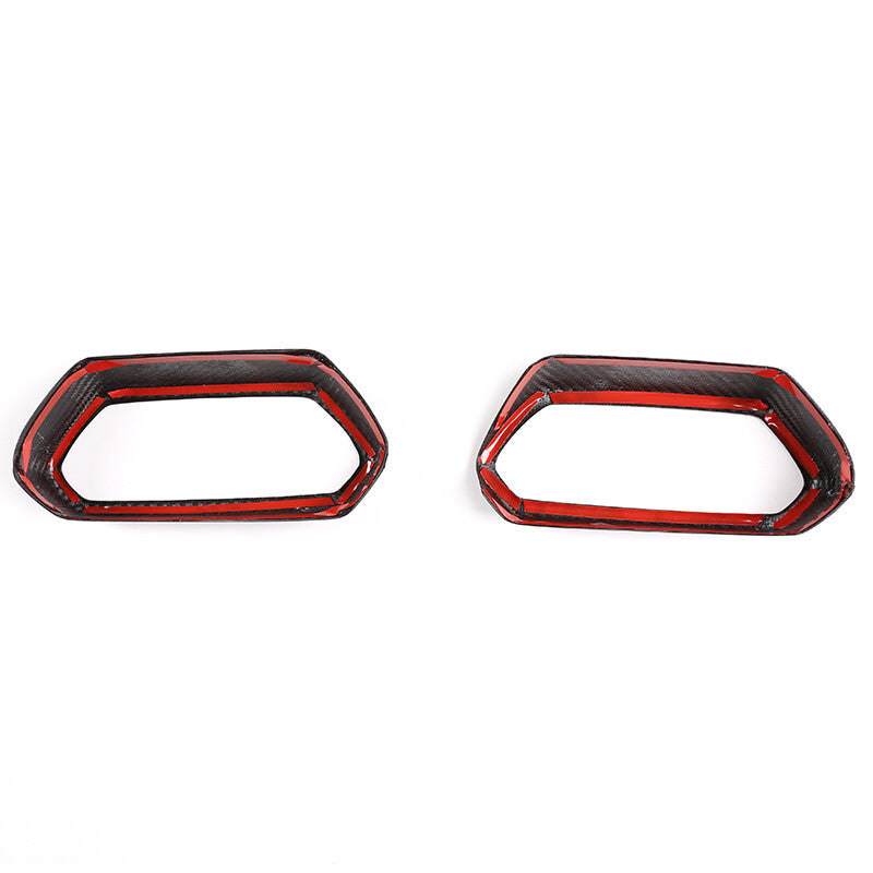 2pcs real carbon fiber side air outlet frame trim For Lamborghini URUS 18-23 US 6